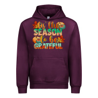 Mauve Wine tis the season to be grateful Urban Hoodie - CowGirlArtShop