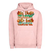Pigment Salmon tis the season to be grateful Urban Hoodie - CowGirlArtShop
