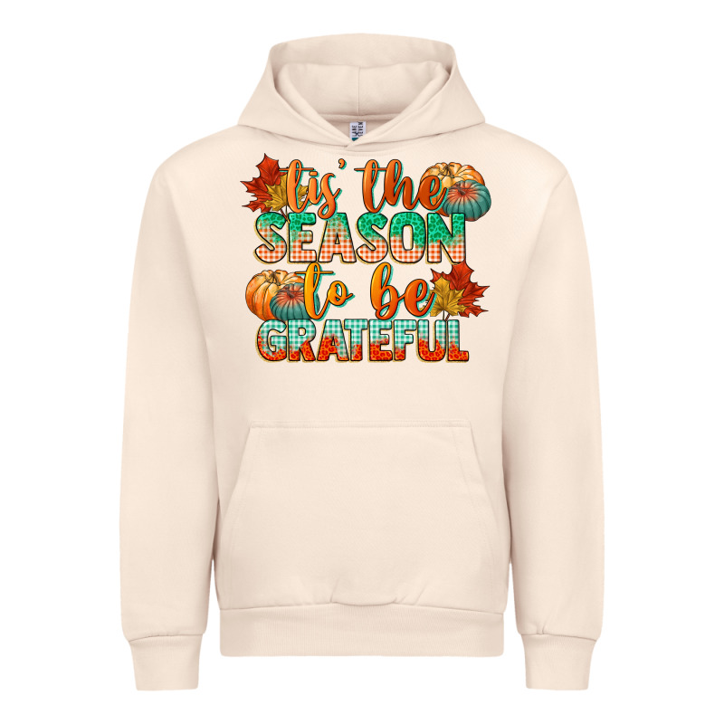 Tis The Season To Be Grateful Urban Hoodie by CowGirlArtShop | Teevron