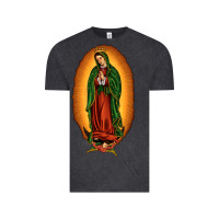 Vintage Black our lady of Guadalupe Vintage Tee - JahusDesignShop