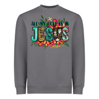 Storm all my hope is in jesus Heavyweight Sweatshirt - Jasminsmagicworld