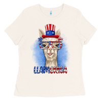 Bone llamerica Ladies Tee - RanaPortraitStore