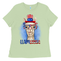 Matcha llamerica Ladies Tee - RanaPortraitStore