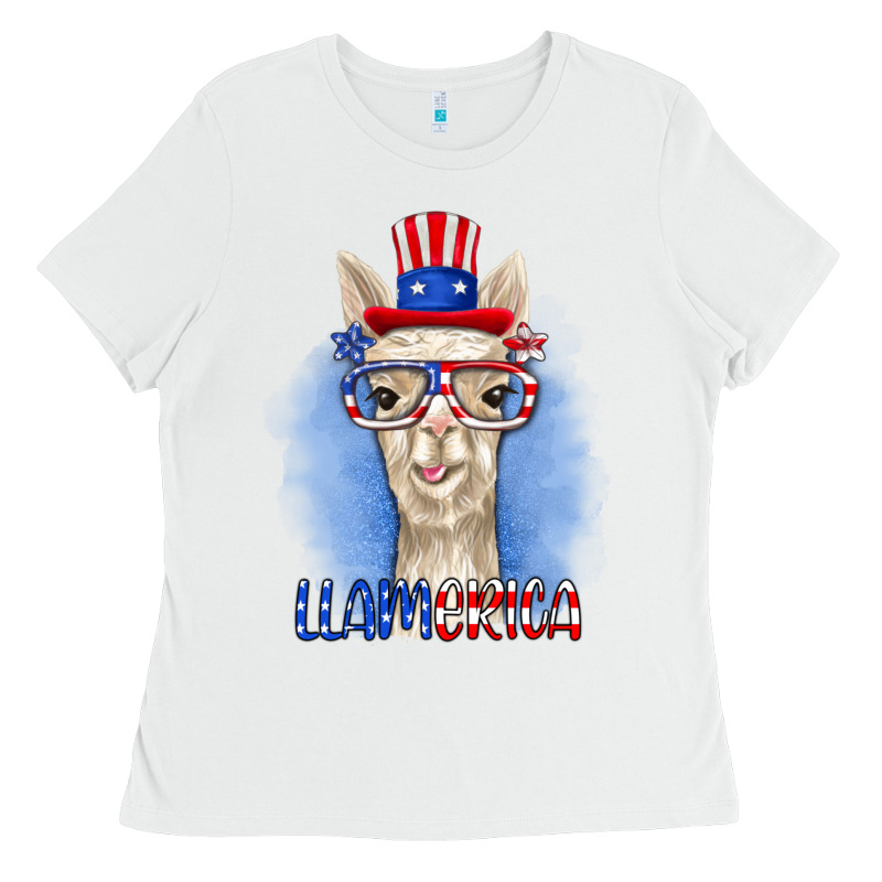 Llamerica Ladies Tee by RanaPortraitStore | Teevron