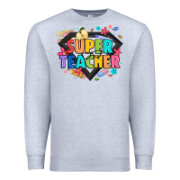 Heather Grey super teacher Premium Sweatshirt - Artiststas