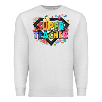Oatmeal Heather super teacher Premium Sweatshirt - Artiststas