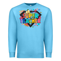 Ocean Blue super teacher Premium Sweatshirt - Artiststas
