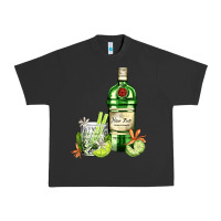 Pigment Black gin tonic bottle and cocktail Urban Heavy Tee - AdoDesignShop