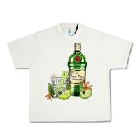 Pistachio gin tonic bottle and cocktail Urban Heavy Tee - AdoDesignShop