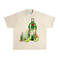 Sandshell gin tonic bottle and cocktail Urban Heavy Tee - AdoDesignShop