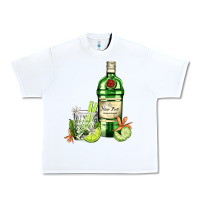 White gin tonic bottle and cocktail Urban Heavy Tee - AdoDesignShop