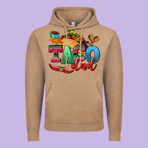 Taco Dad Vintage Hoodie Designed By Adodesignshop