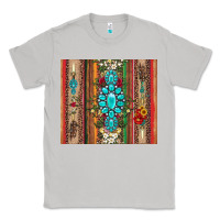 Moon Dust gemstone flowers arrow with leopards and serape Classic Tee - Artiststas