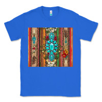 True Royal gemstone flowers arrow with leopards and serape Classic Tee - Artiststas