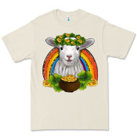 Bone st patricks day baby sheep shamrocks gold rainbow Premium Tee - RanaPortraitStore