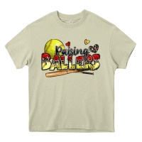 Mossy raising ballers softball Heavy Core Tee - Zillion Design Studio