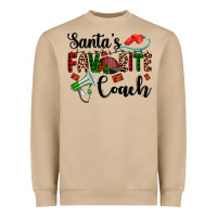 Santa's Favorite Coach Heavyweight Sweatshirt | Teevron