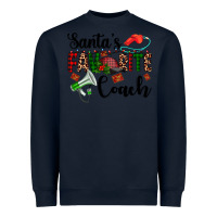 Navy santa's favorite coach Heavyweight Sweatshirt - AdoDesignShop