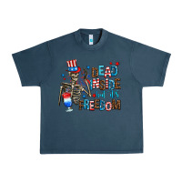 Midnight Navy dead inside but its freedom Urban Heavy Tee - AdoDesignShop