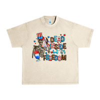 Dead Inside But Its Freedom Urban Heavy Tee | Teevron