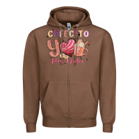 Chestnut cafecito y pan dulce Zipper Hoodie - MaliasSmallBusiness
