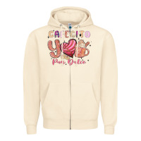 Sandshell cafecito y pan dulce Zipper Hoodie - MaliasSmallBusiness