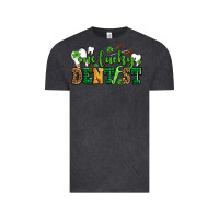 Vintage Black st patricks day one lucky dentist Vintage Tee - AdoDesignShop