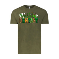 Vintage Olive st patricks day one lucky dentist Vintage Tee - AdoDesignShop