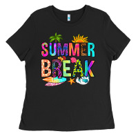 Black summer break Ladies Tee - RanaPortraitStore