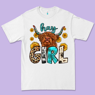 Hay Girl Premium Tee Designed By Zillion Design Studio