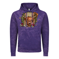 Cloud Purple cow Vintage Hoodie - JahusDesignShop