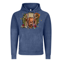 Vintage Denim cow Vintage Hoodie - JahusDesignShop