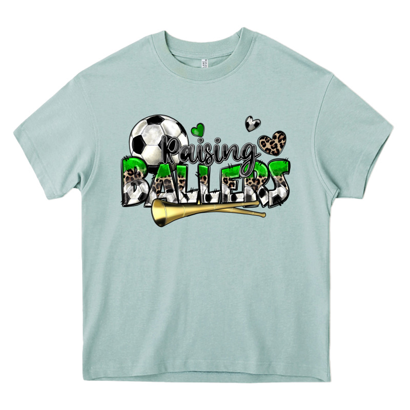 Raising Ballers Soccer Heavy Core Tee by Zillion Design Studio | Teevron