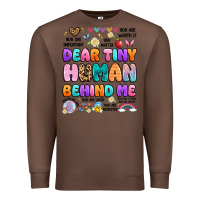 Chestnut dear tiny human behind me Premium Sweatshirt - Artiststas