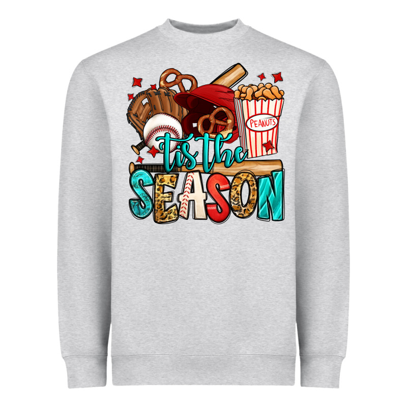 'tis The Season Baseball Game Heavyweight Sweatshirt by Jasminsmagicworld | Teevron