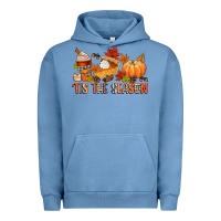 Pigment Pebble Blue tis the season Urban Hoodie - CowGirlArtShop