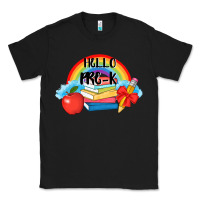 Black back to school hello pre k Classic Tee - AdoDesignShop