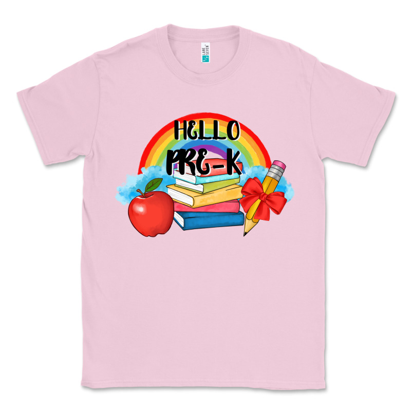 Back To School Hello Pre K Classic Tee by AdoDesignShop | Teevron