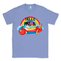 Colony Blue back to school hello pre k Classic Tee - AdoDesignShop