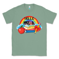 Sage back to school hello pre k Classic Tee - AdoDesignShop