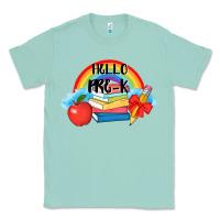 Seafoam back to school hello pre k Classic Tee - AdoDesignShop