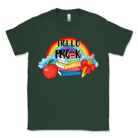 Sports Green back to school hello pre k Classic Tee - AdoDesignShop
