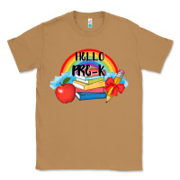 Toasted Coconut back to school hello pre k Classic Tee - AdoDesignShop