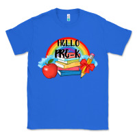 True Royal back to school hello pre k Classic Tee - AdoDesignShop