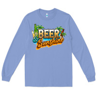 Colony Blue Beer and sunshine Long Sleeve Tee - NancyCooperArtShop