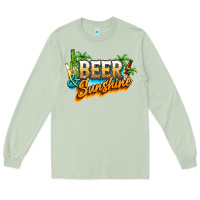 Matcha Beer and sunshine Long Sleeve Tee - NancyCooperArtShop