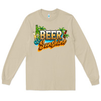 Mushroom Beer and sunshine Long Sleeve Tee - NancyCooperArtShop