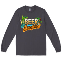 Smoke Beer and sunshine Long Sleeve Tee - NancyCooperArtShop