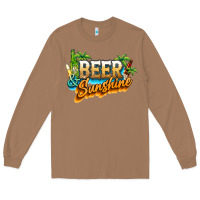 Toasted Coconut Beer and sunshine Long Sleeve Tee - NancyCooperArtShop