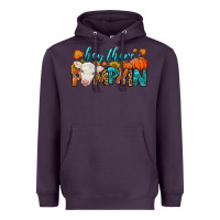Plum Western Hey There Pumpkin Heavyweight Hoodie - LillyAllenDesigns